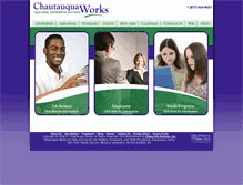 Tablet Screenshot of chautauquaworks.com